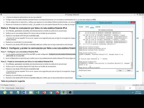 Ejercicio 2.2.5.5 Cisco Packet Tracer