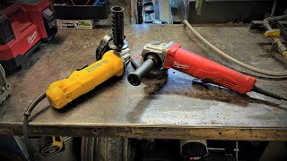 Milwaukee or DeWalt?  Who wins the 4 1/2" angle grinder