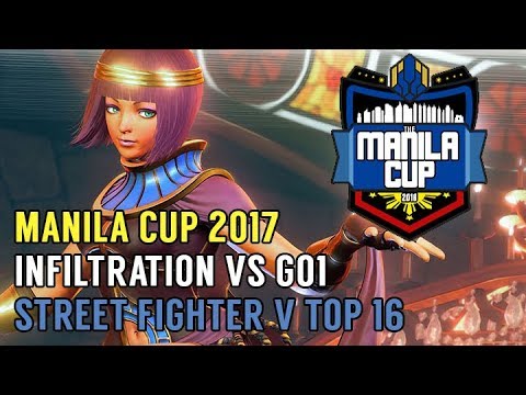 Infiltration (Juri) vs GO1 (Menat) - Manila Cup 2017 - Street Fighter V Top 16