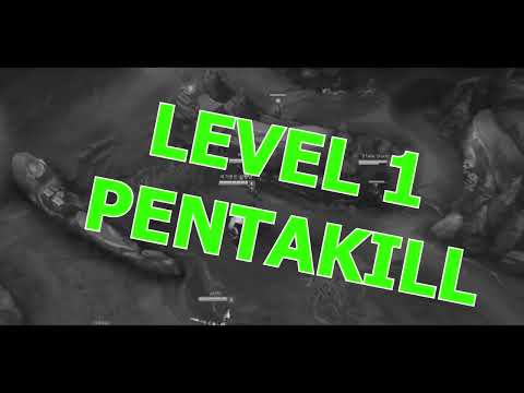 Level 1 Dominance: The Best Level 1 Pentakill Compilation