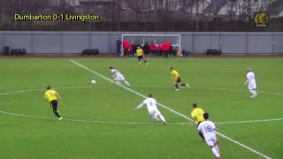 preview picture of video 'Dumbarton 1-5 Livi - Sat 24th Jan '15'