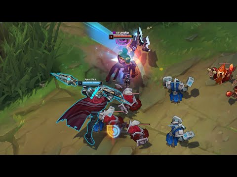 Pantheon W start vs Jayce (feat Spear Shot)