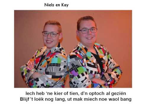 Iech been ’t loëk kwiet  Niels en Kay LVK 2015