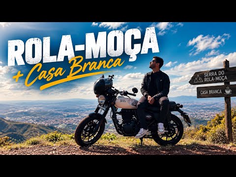 R.E Hunter 350 | Cá Pra Nois! #08 |  Saí de Moto e Fui Parar na Serra do Rola-Moça. 