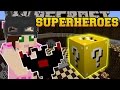 Minecraft SUPERHEROES EXPLOSIVES CHALLENGE GAMES Lucky Block Mod Modded Mini Game
