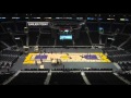 Change Staples Center court - YouTube