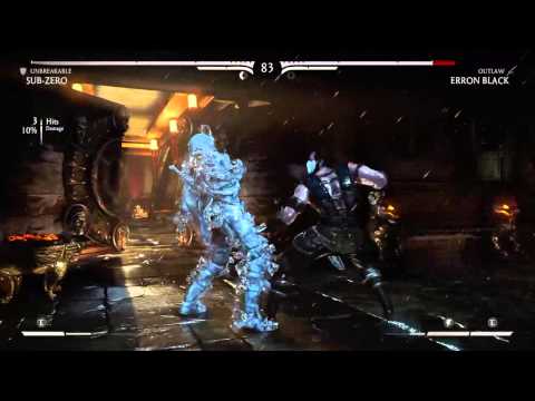 Mortal Kombat X Sub-Zero ice cubed brutality