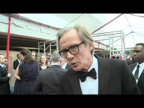 Bill Nighy - HFPA Red Carpet Interview- Golden Globes 2012