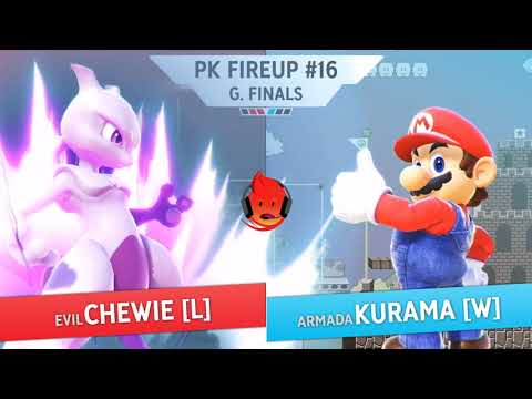 Chewie (Mewtwo) vs Kurama (Sora, Mario) - PK Fireup #14 Grand Finals
