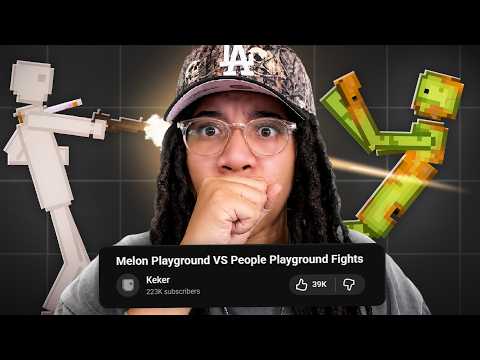 Melon Vs People Playground Is PEAK 😲