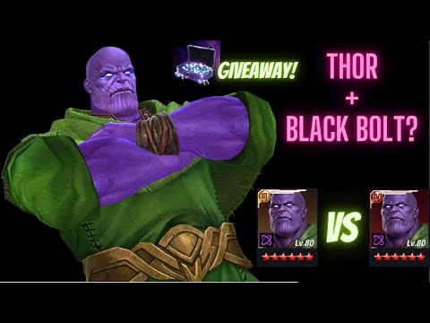 LVL 80 vs T4 FARMER THANOS! ACTUALLY A BEAST? - KNULL 79 - ULTRON 55 - GORR 59- GBR / GIVEAWAY - MFF