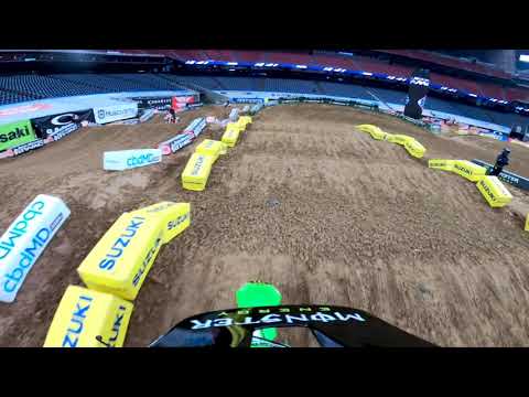 2021年 スーパークロス第3戦ヒューストンのコースレイアウト動画（GoPro版）