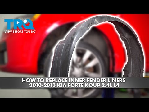 How to Replace Inner Fender Liners 2010-2013 Kia Forte Koup