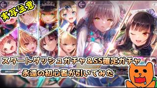 【ヘブバン】永遠の初心者がスタートダッシュガチャ＆SS確定ガチャを引いてみた【ヘブンバーンズレッド】