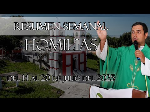Resumen de Homilías, del 14 al 20 de julio del 2025 - Padre Arturo Cornejo