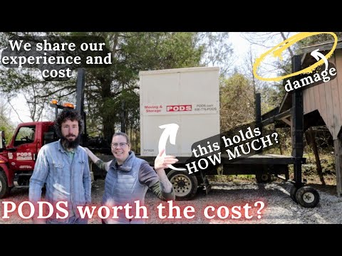 PODS Review & Experience | Worth the Cost? | What Fits in a 7 foot Container | cross country move
