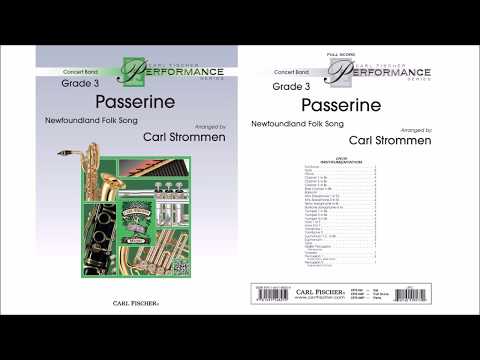Passerine (CPS199) Arr. by Carl Strommen