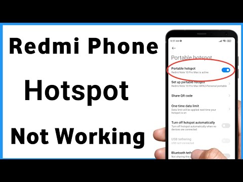 Hotspot Not Working In Redmi | Hotspot Not Working In Redmi Note 9 Pro Max