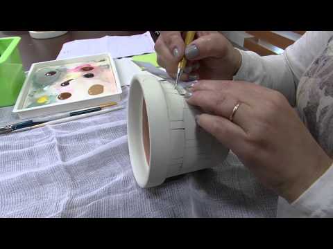 Mulher.com 03/06/2014 - Pintura Cestaria Cerâmica por Ana Lucia Alvim - Parte 1