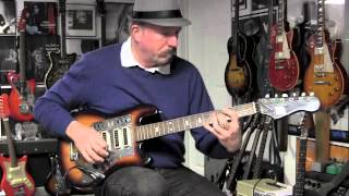 Video thumbnail for 1964 Kent #533 Videocaster Guitar Demo by drowninginguitars