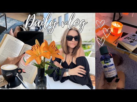 Home vlog: cold brewing mint, autumn outside, bathing