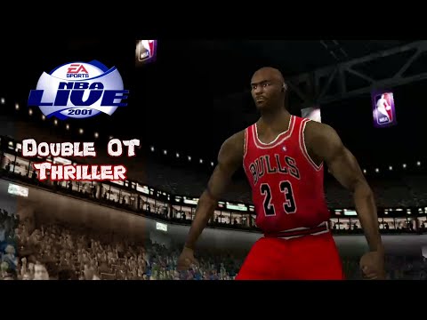 NBA Live 2001 Online Co-Op - Bulls vs. Bucks - 95-96 Roster Mod Gameplay - PC