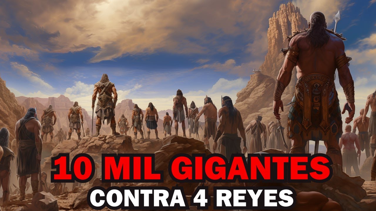 LA GRAN GUERRA EN LOS DÍAS DE ABRAHAM - 10000 GIGANTES CONTRA 4 REYES Y SUS EJÉRCITOS.