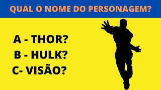 ADIVINHE O NOME DO PERSONAGEM PELA SOMBRA | O QUE  O QUE ?