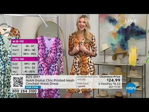 HSN | IMAN Global Chic Fashions Clearance 08.04.2023 - 11 PM