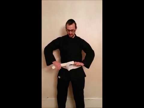 How to tie your karate belt