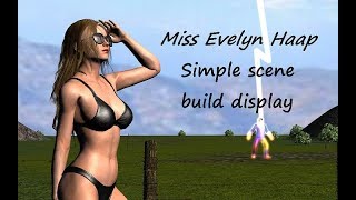 Skarie Jerrie's 'Miss Evelyn Haap Scene Build Display'