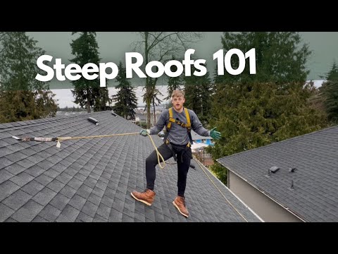 How To Work On A Steep Roof: The Right Tools & Tips