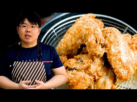 Crispy Garlic Fried Chicken Wings Recipe | Easy Homemade Fried Chicken Wings
