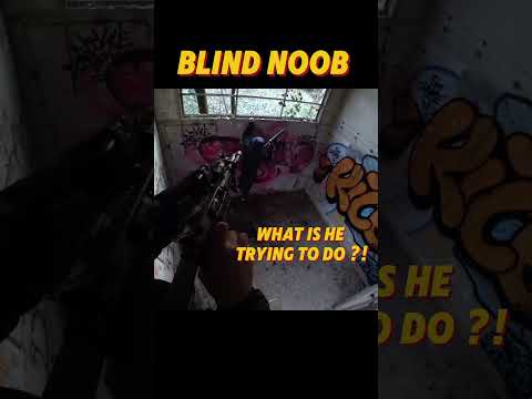 blind noob  #airsoft #airsoftcqb #warzone #armsdealer #gaming #paintballfit #funny  #milsim