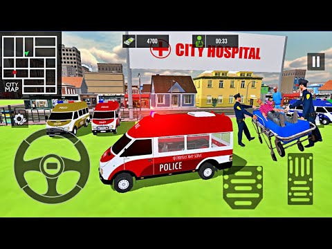 Police Ambulance Van Driving #2 - 911 Emergency Rescue Simulator - New Android Gameplay