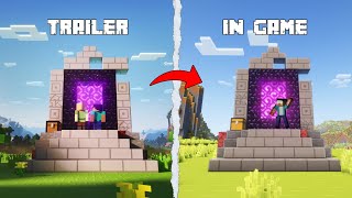 I Made Minecraft BETTER Than The Trailer.. !!