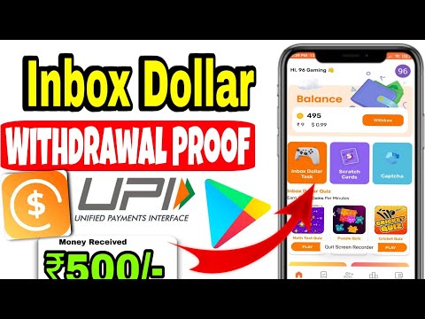 Inbox Dollar App Withdrawal Proof 🤑🔥 Inbox Dollar Earning App Real Or Fake 💥💸 Earn Money Online