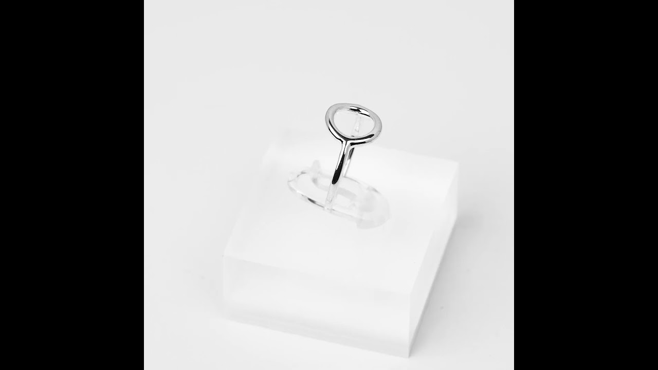 Nhẫn Bạc NCJ33 Hoạ Tiết Tròn Trơn Chariot Jewelry