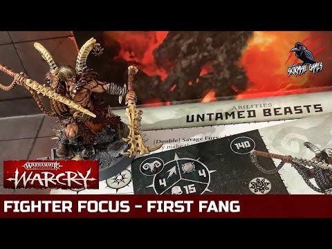 FIRST FANG - WARCRY FIGHTERS IN FOCUS #4 - Untamed Beasts Warhammer Warcry Warband Abilties & Stats
