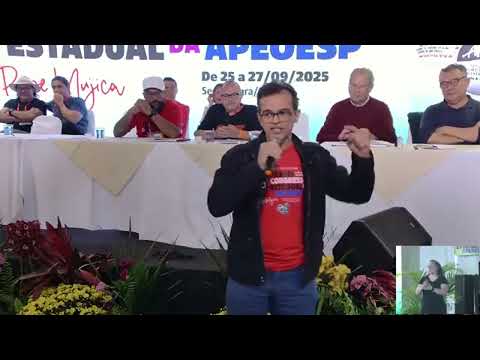 Participação do camarada Erico Cardoso no XXVIII Congresso Estadual da APEOESP