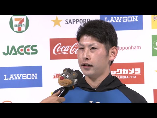 ファイターズ・加藤投手ヒーローインタビュー 2016/8/21 F-H