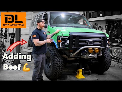 Alaska Offroad Van Build episode 7! Adding Beef 💪