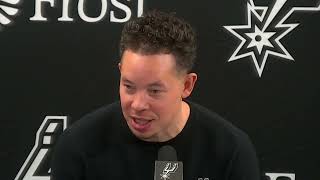 Mitch Johnson PostGame Interview | Detroit Pistons vs San Antonio Spurs