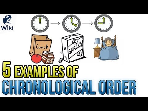 5 Examples Of Chronological Order
