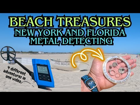 Treasure Found on Long Island and Florida Beaches |  Beach Metal Detecting