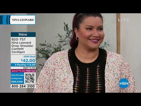HSN | Nina Leonard Fashions 01.11.2023 - 11 AM