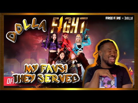 Free Fire X @DOLLA - FIGHT (Official Music Video) Reaction!
