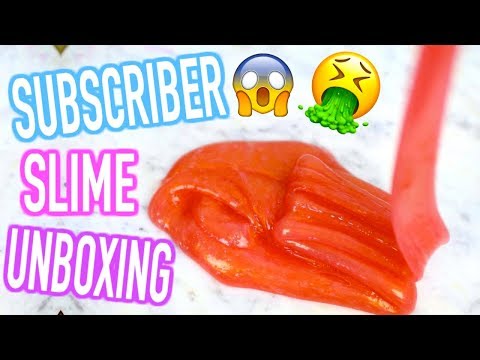 OPENING SUBSCRIBERS SLIME PACKAGES OMG..!!! Video