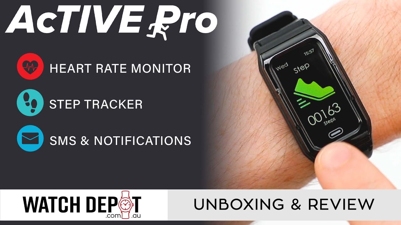 [NEW] Active Pro Smartwatch Unboxing & Connection Tutorial | Fitness Tracker