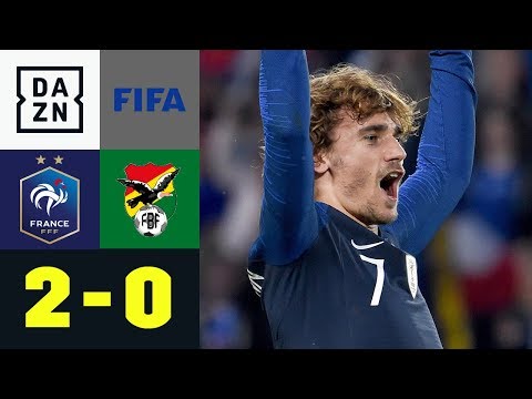 Antoine Griezmann legt auf und trifft: Frankreich - Bolivien 2:0 | Testspiele | DAZN Highlights